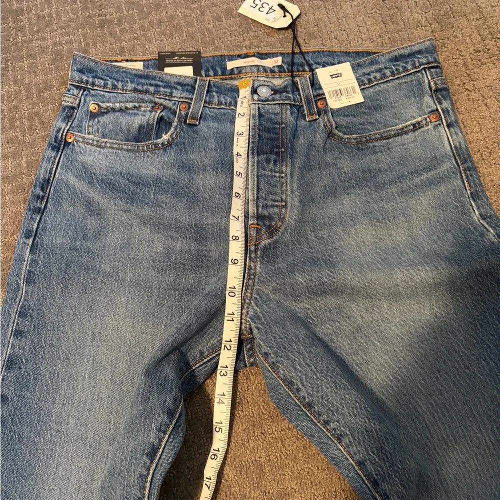 Levi's Blue Straight Leg Women's Jeans - Picture 4 of 9